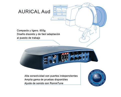 El Audiómetro Aurical Aud, de la Familia Aurical, con la integración total con OTOsuite, es la solución perfecta para la excelencia en Sistemas de Adaptación de audífonos.                                                                               